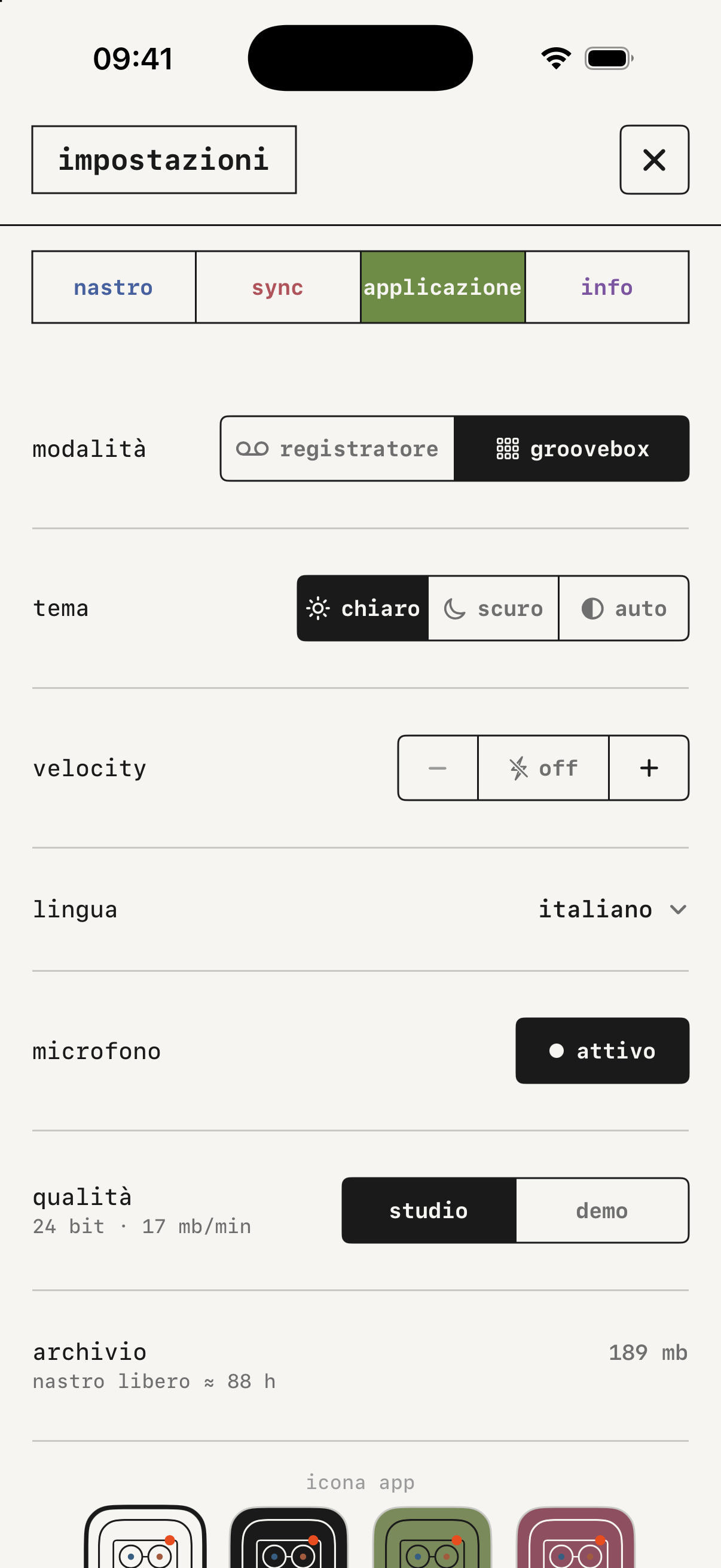 applicazione